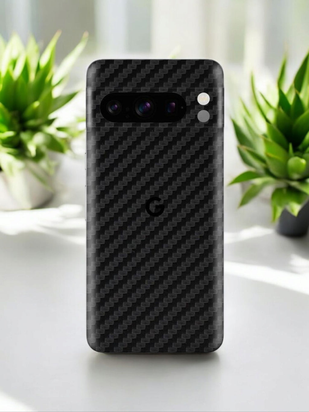 Google Pixel 8 Pro Carbon Fiber Texture Full Body Skin Wrap