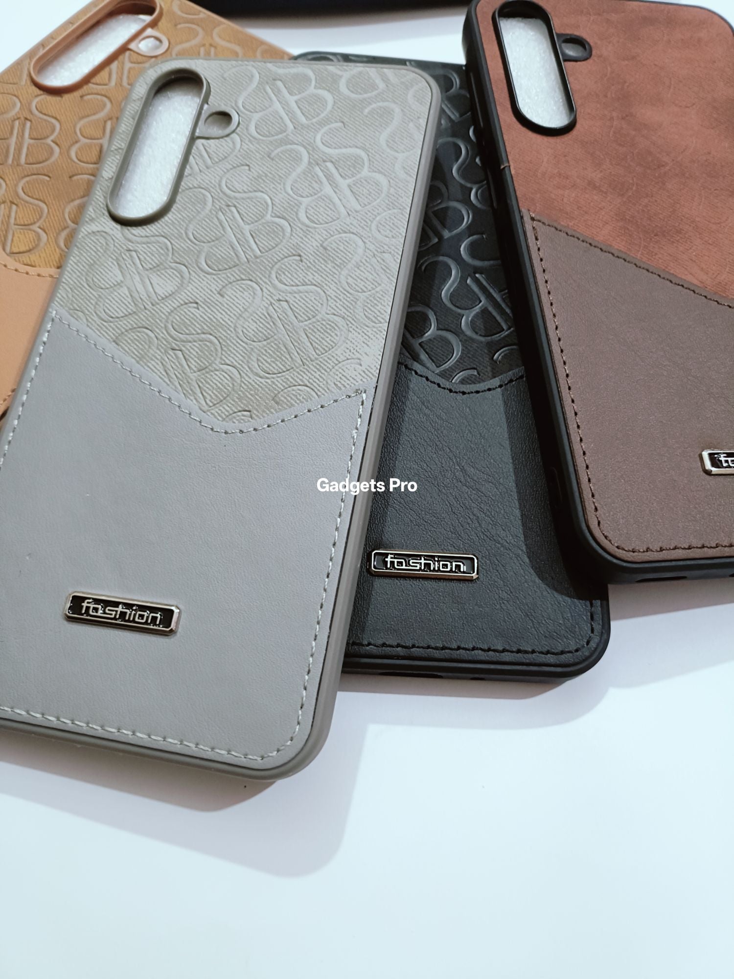 Samsung Galaxy A16 Soft Silicone Leather Design PU Cover with Back Pocket