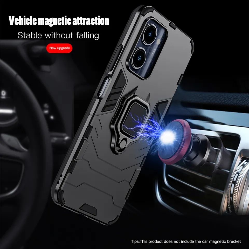 Oppo F21 Pro 5G Shockproof Hybrid Magnetic Ring Back Cover