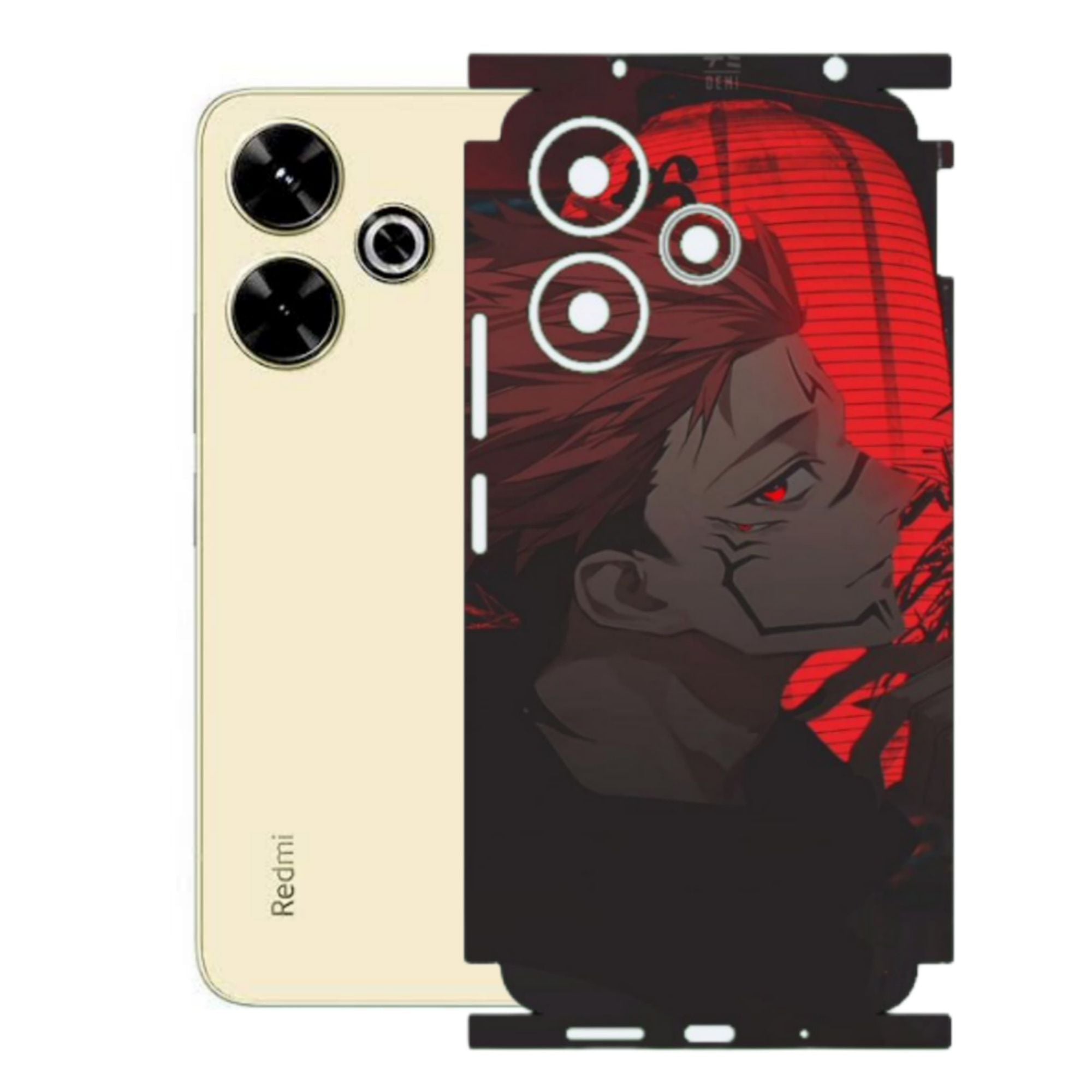 Redmi 13 Premium Quality Full Body Print Back Skin