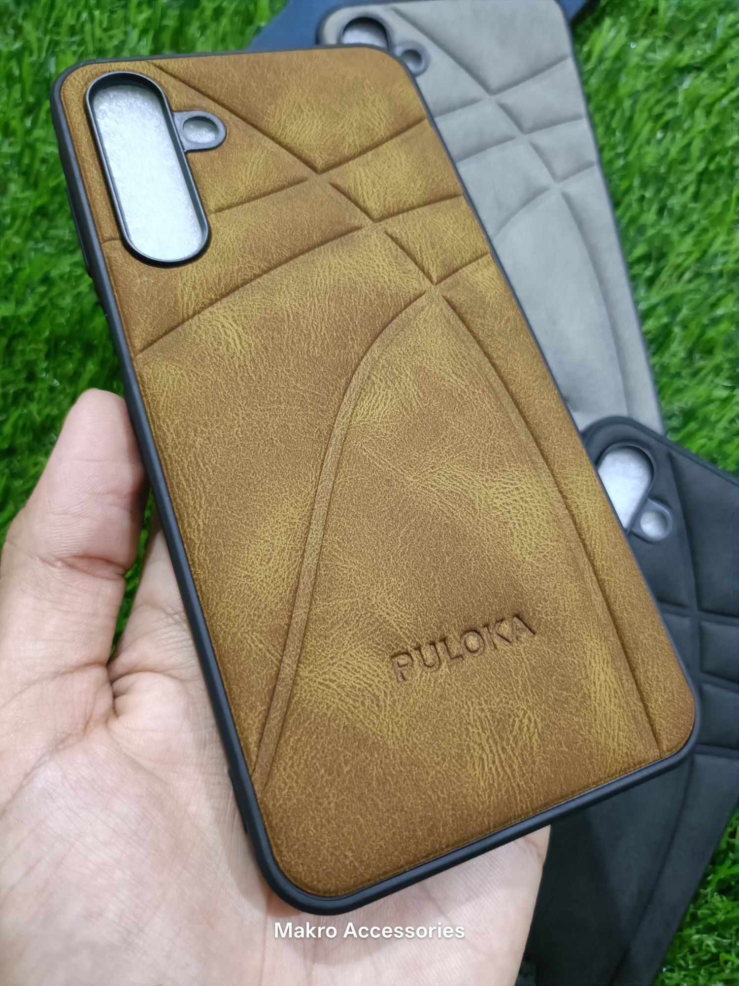 Samsung Galaxy A16 Soft Silicone Leather Puloka Design Back Cover