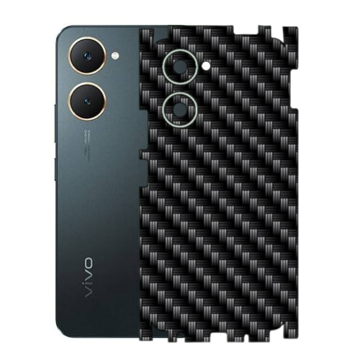 Vivo Y18 Carbon Fibre Texture Full Body Skin Wrap