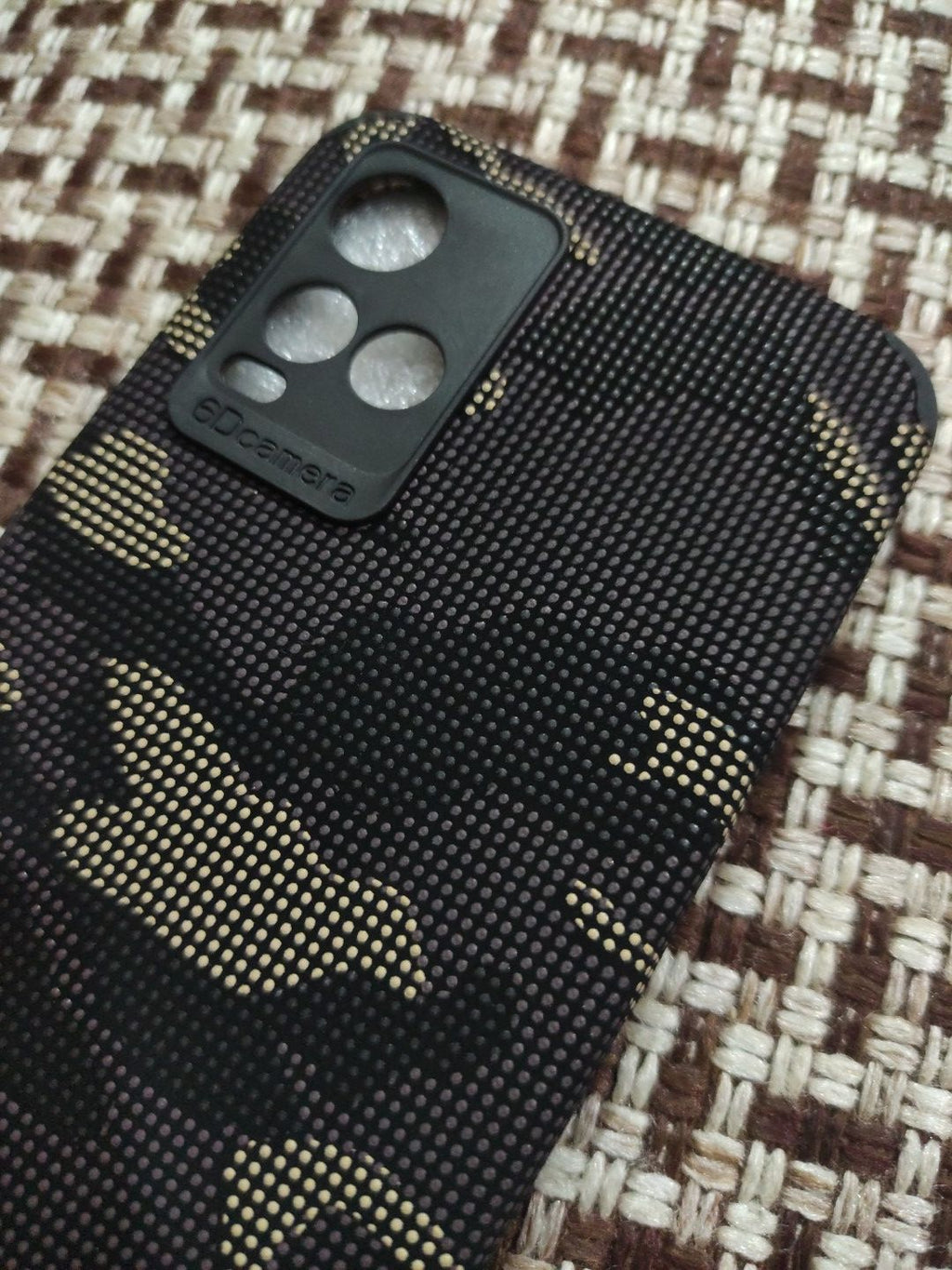 Vivo Y33S/Y21 Soft Silicone Camera Protection Textured Design Back Cover