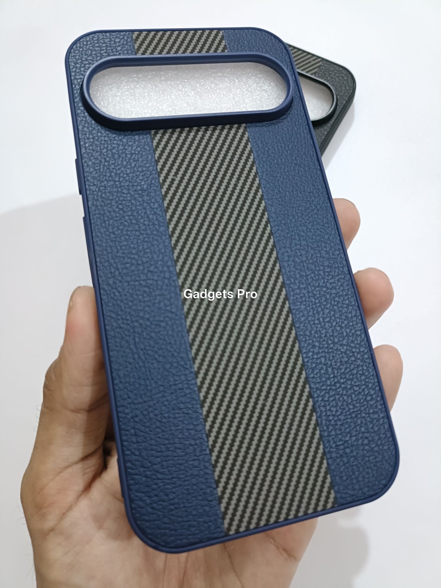 Google Pixel 9 Pro PU Carbon Fiber Design Back Cover