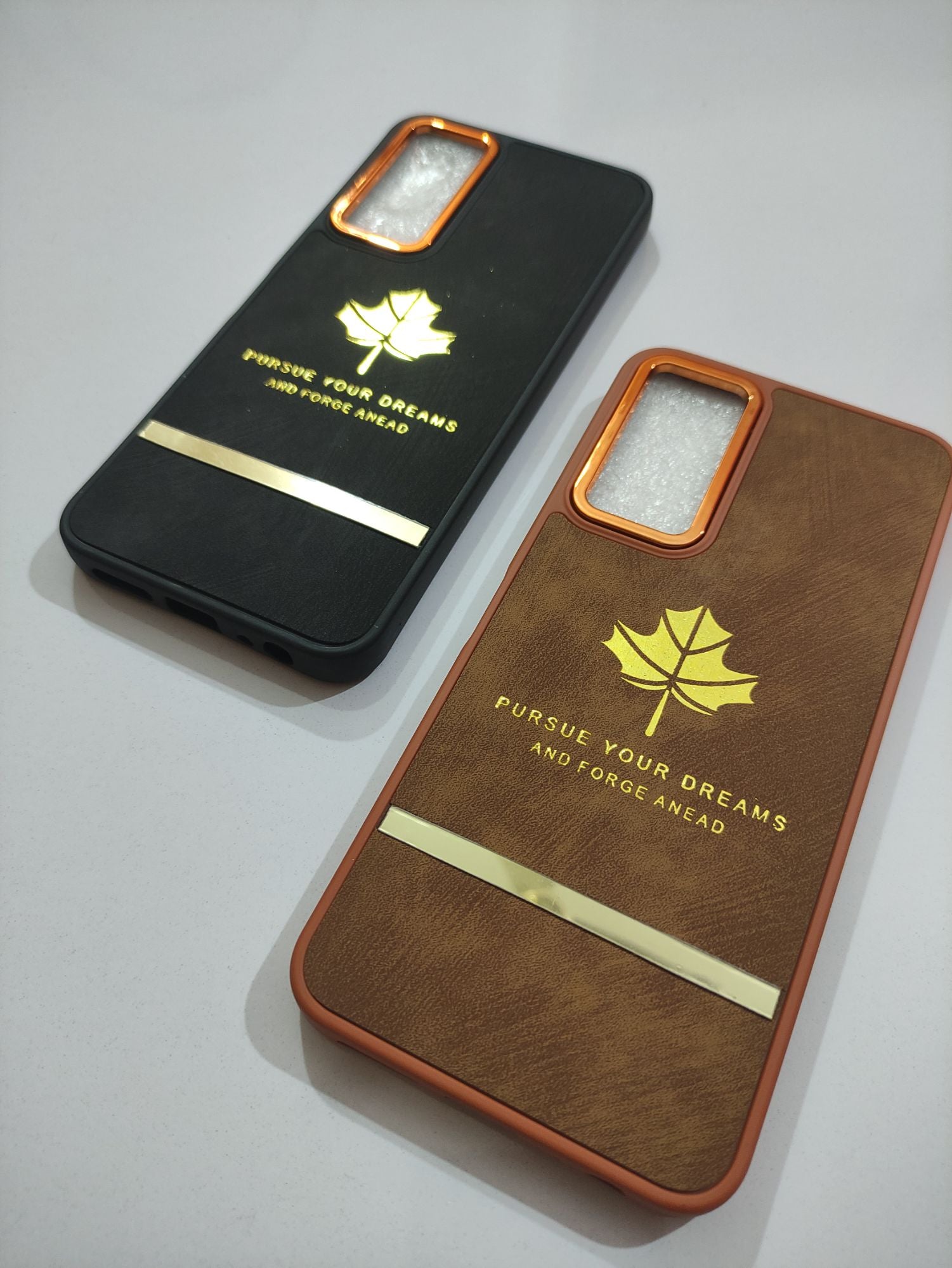 Infinix Note 11 Soft Silicone PU Leather Stripe Design Back Cover