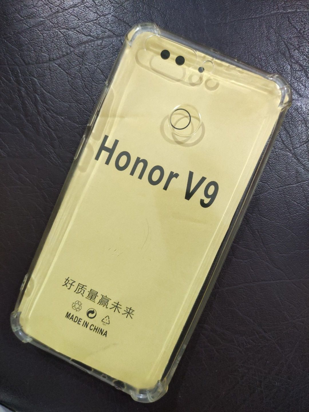 Huawei V9 Soft TPU Clear Transparent Corner Protection Back Cover