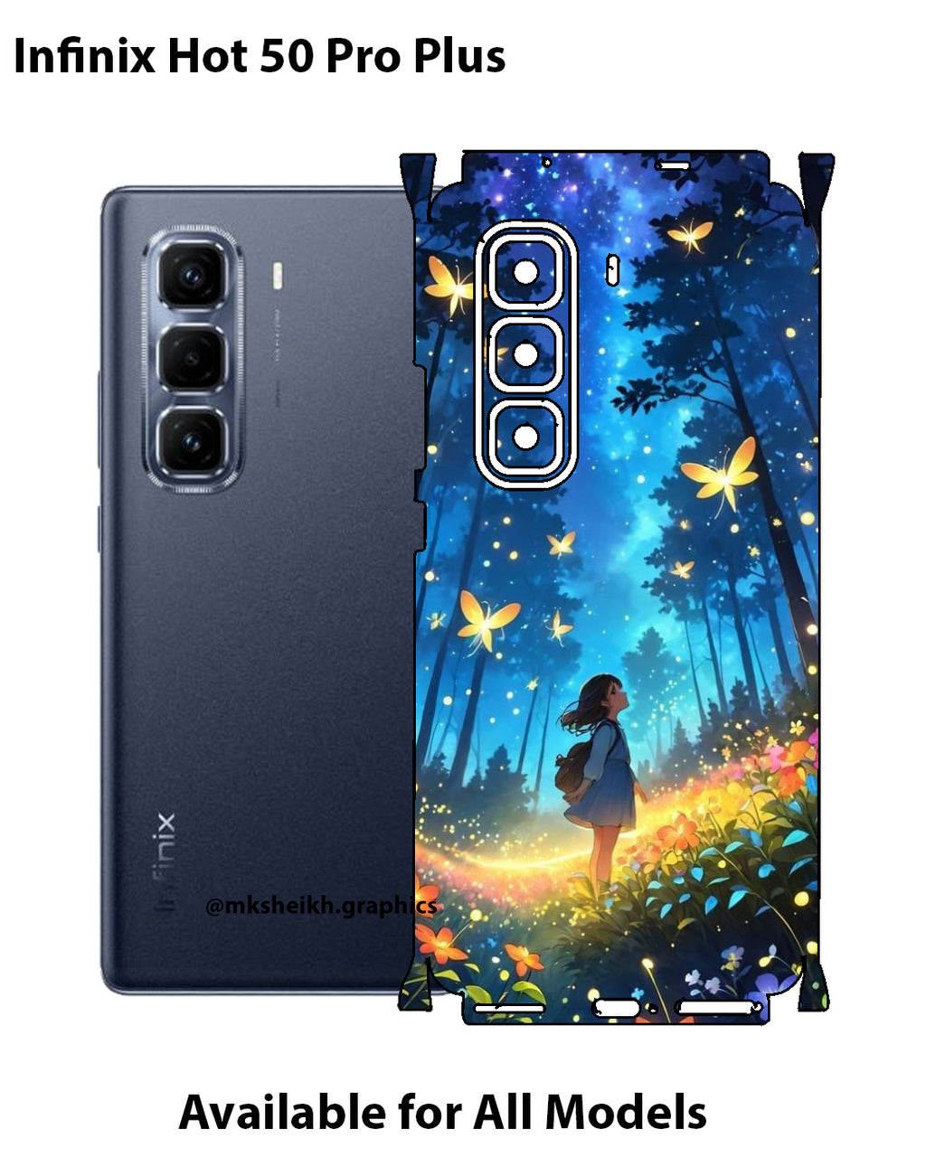 Infinix Hot 50 Pro Plus Full Body Skin Wrap
