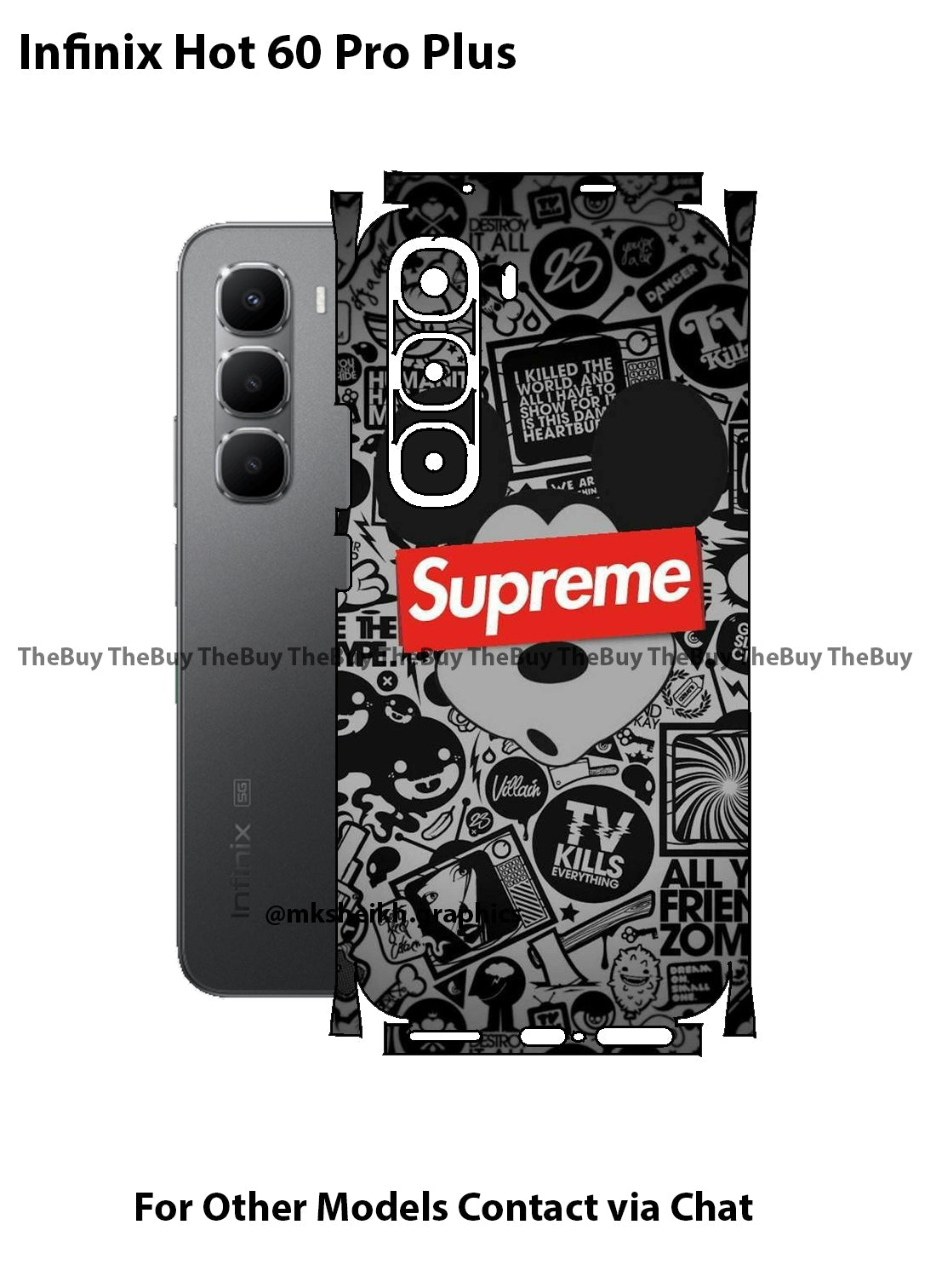 Infinix Hot 60 Pro Plus Supreme Full Body Skin Wrap