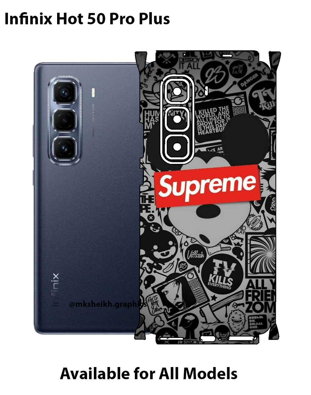 Infinix Hot 50 Pro Plus Supreme Full Body Skin Wrap