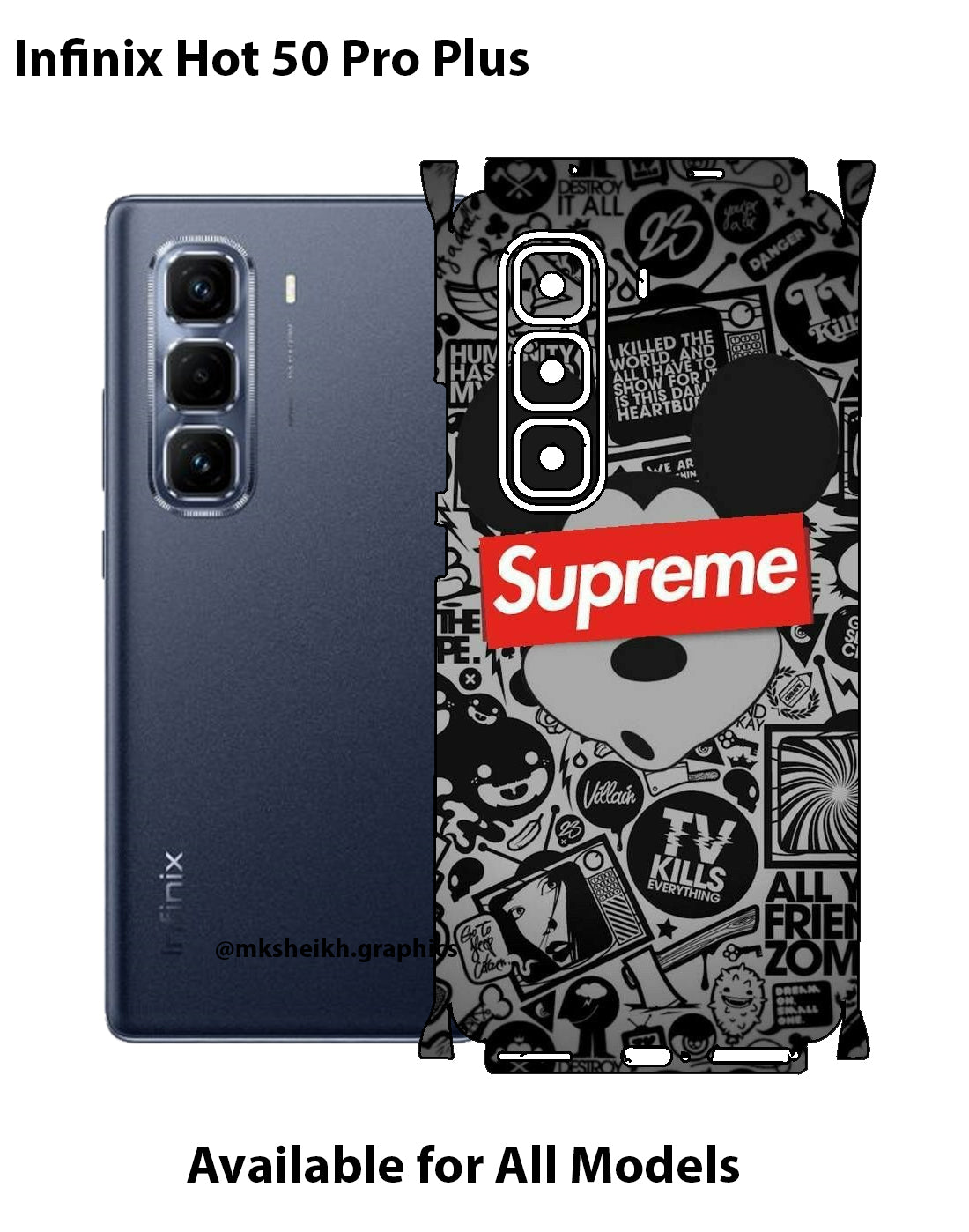 Infinix Hot 50 Pro Plus Supreme Full Body Skin Wrap