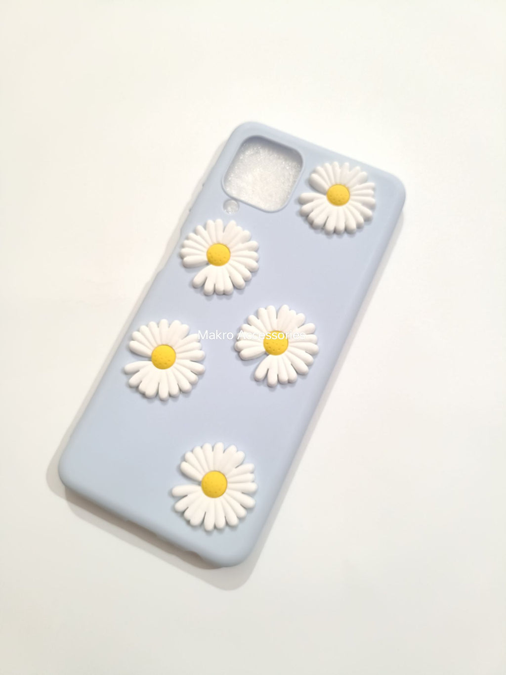 Samsung Galaxy A22 4G Fancy Soft 3D Flowers Back cover