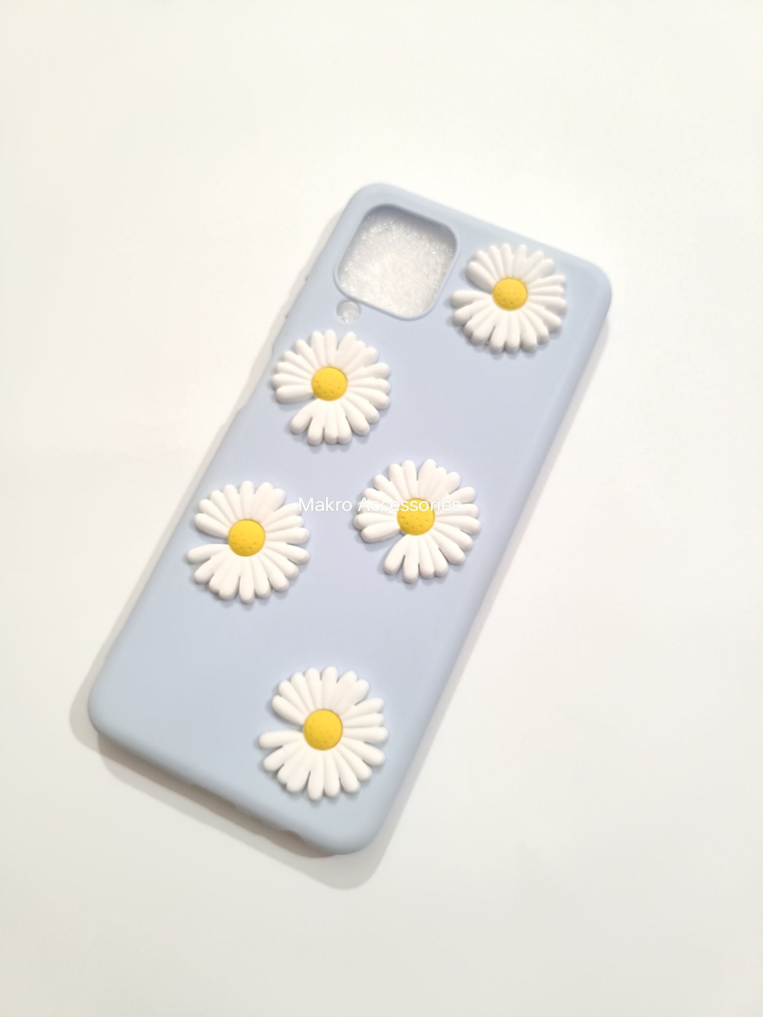 Samsung Galaxy A22 4G Fancy Soft 3D Flowers Back cover