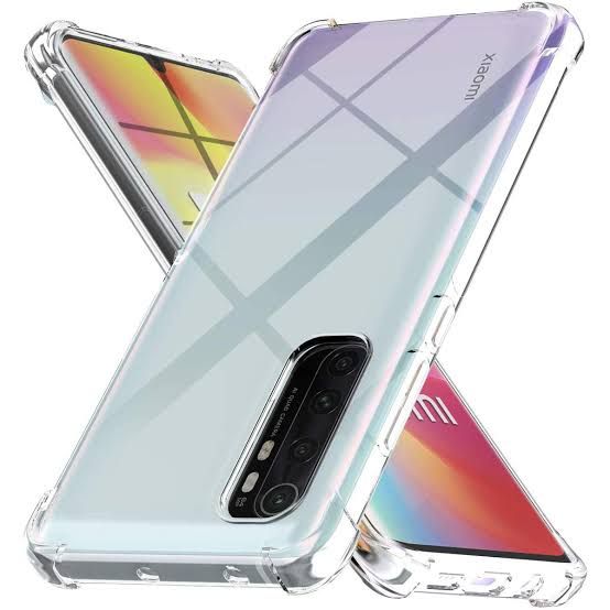 Xiaomi Mi Note 10 Lite Soft TPU Clear Transparent Corner Protection Back Cover