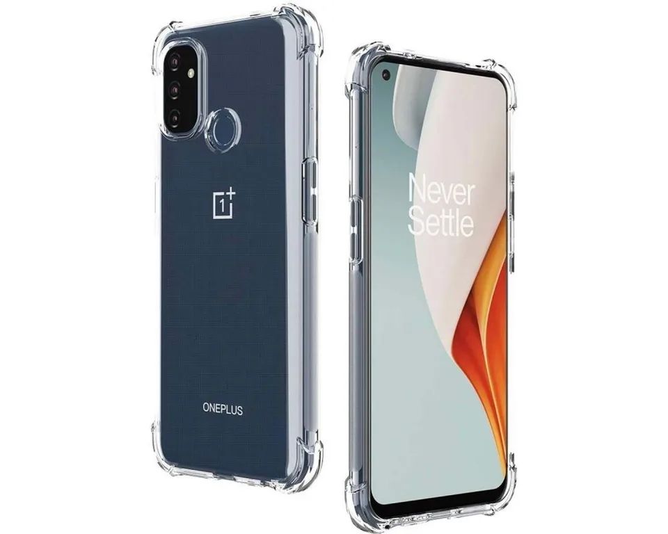 OnePlus Nord N100 Soft TPU Clear Corner Protection Back Cover