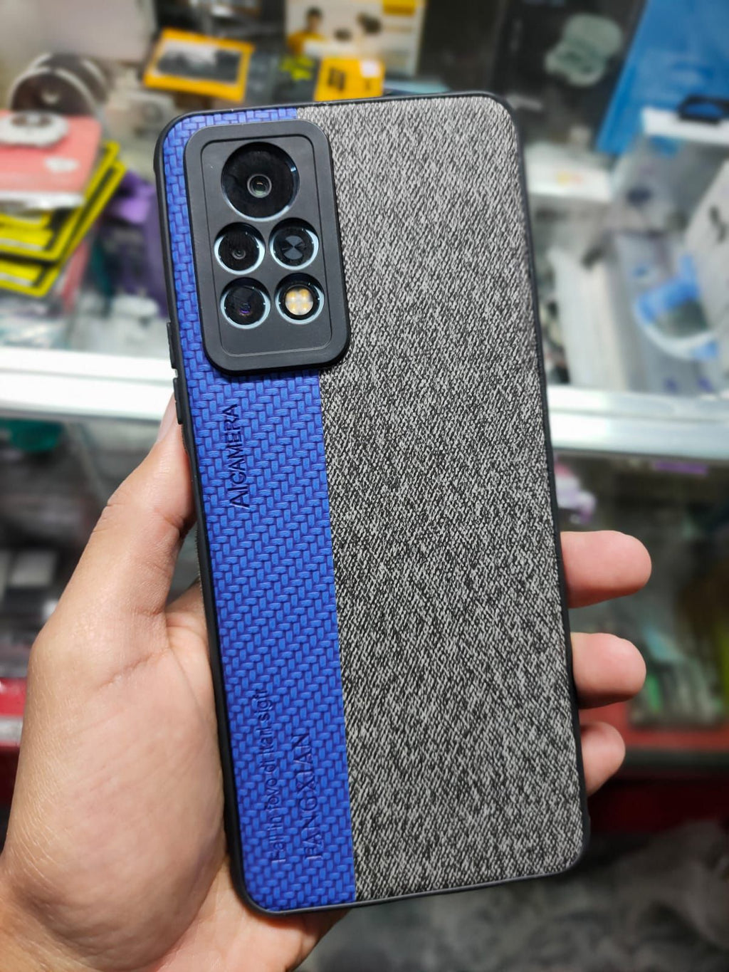Infinix Note 11 Pro Premium Quality Soft Fabric Rubber Back Case Cover