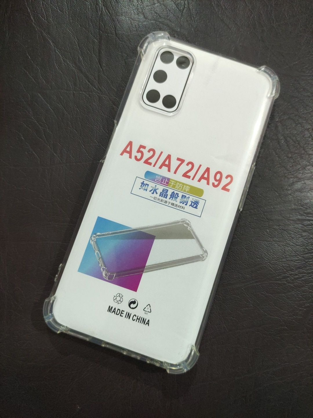 Oppo A52/A72 Soft TPU Clear Transparent Corner Protection Back Cover