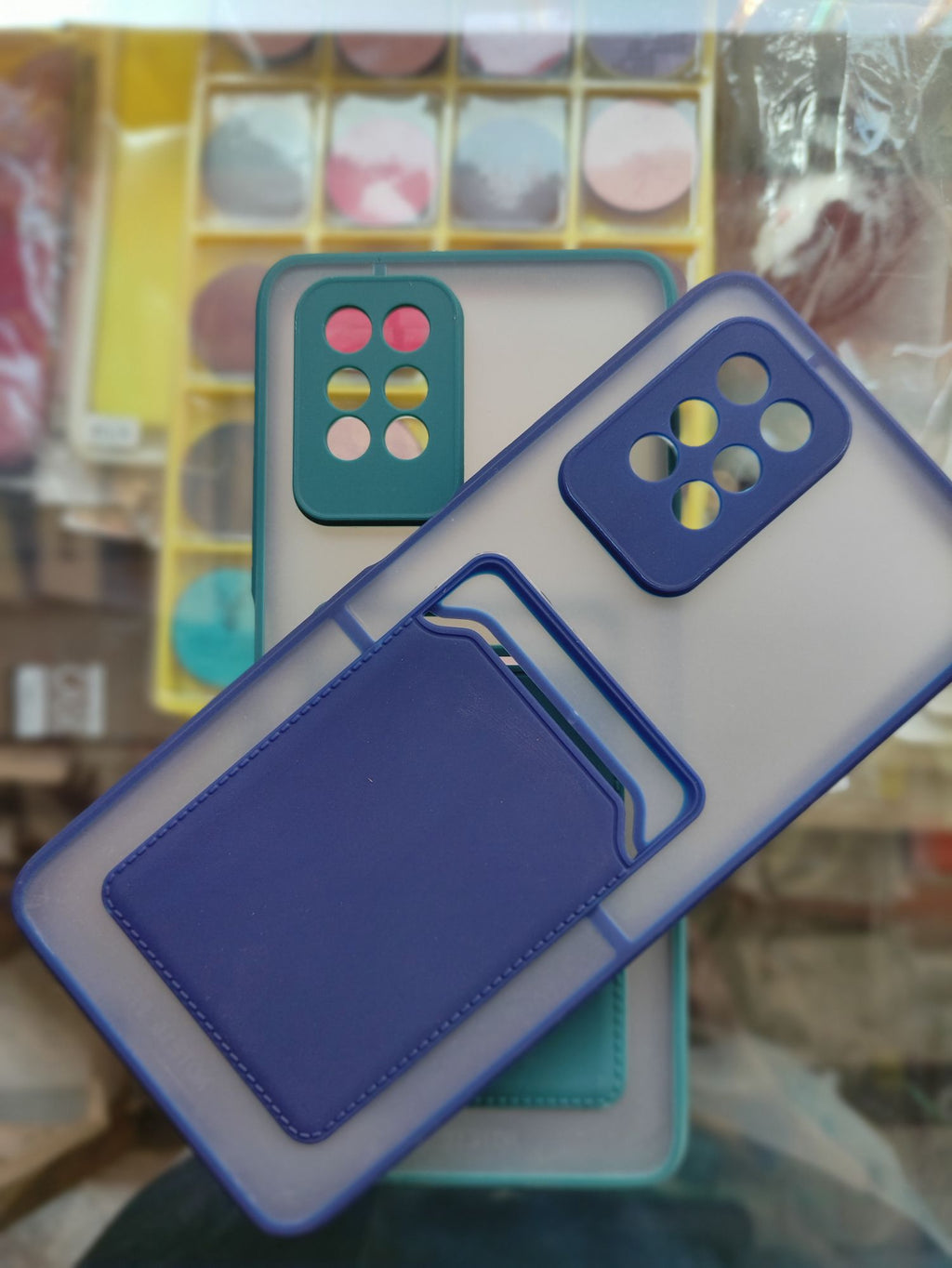 Infinix Note10 Pro Matt Camera Protection Card Holder back cover