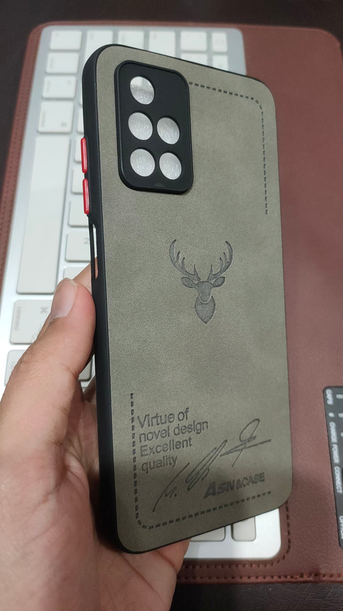Redmi 10 Cover Premium Quality Camera Protection PU Leather Back Case