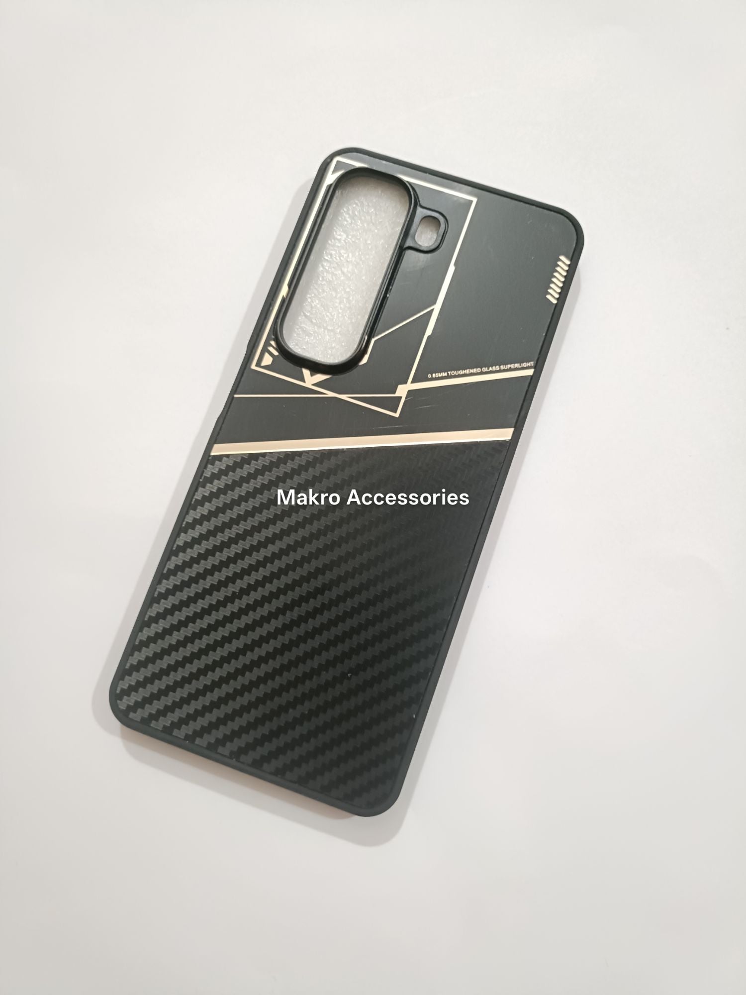 Infinix Hot 50 Pro Premium Quality Carbon Fiber Prism Pulse back cover
