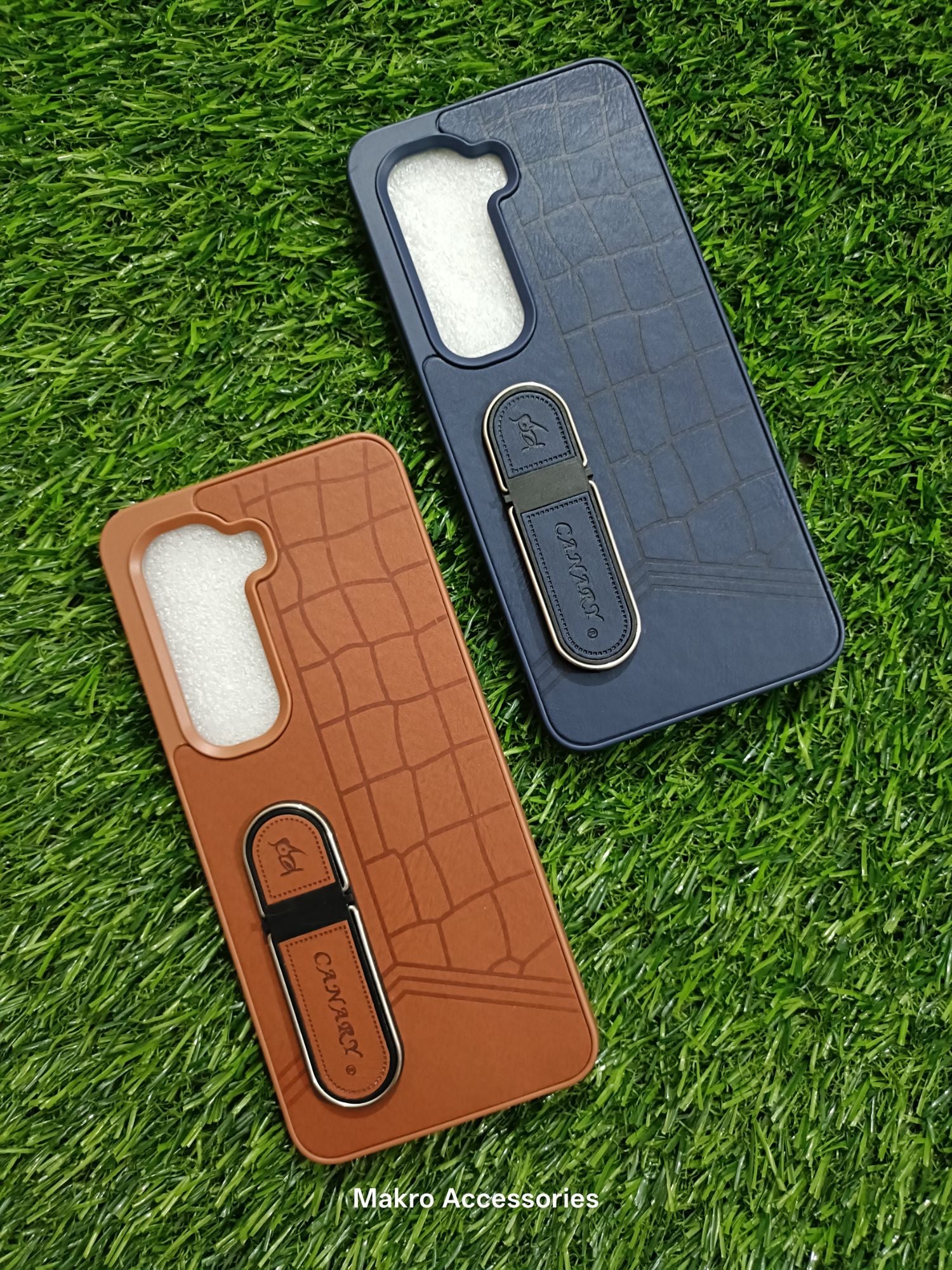 Infinix Hot 50 Pro Soft Silicone Leather Design Dual Kickstand Back Cover