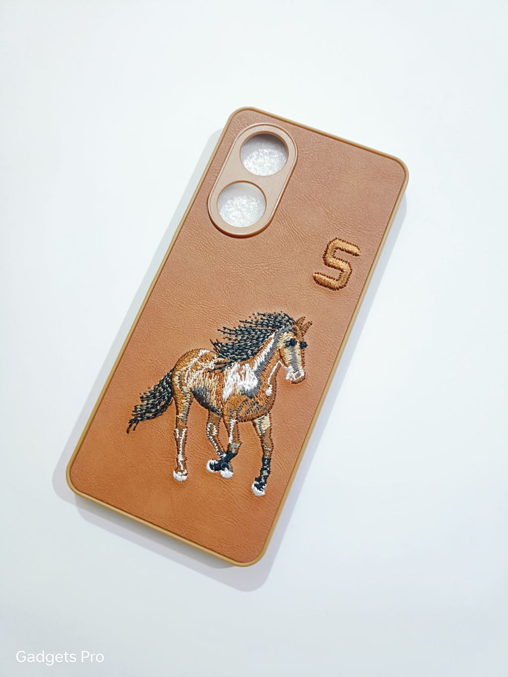 Oppo A58 4G Soft Silicone Embroidery Polo Design Back Cover