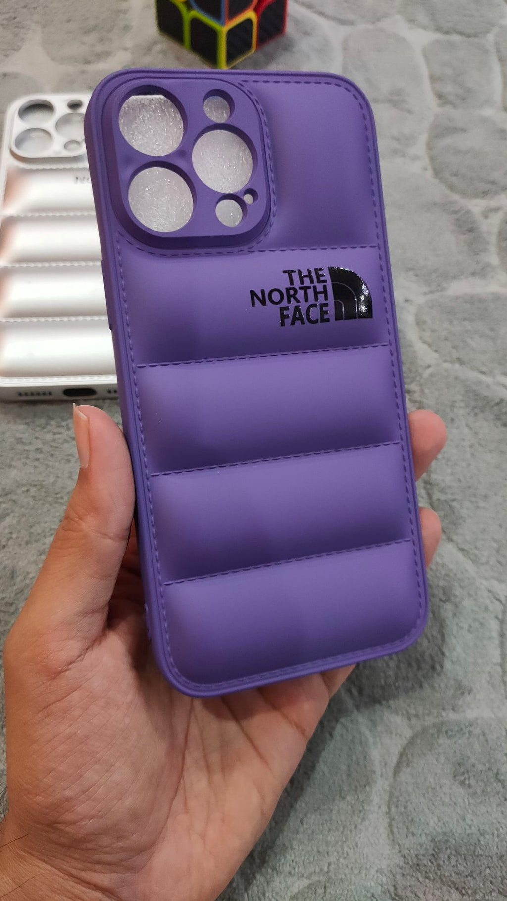 iPhone 14 Pro Max North Face Puffer Soft Silicone Case