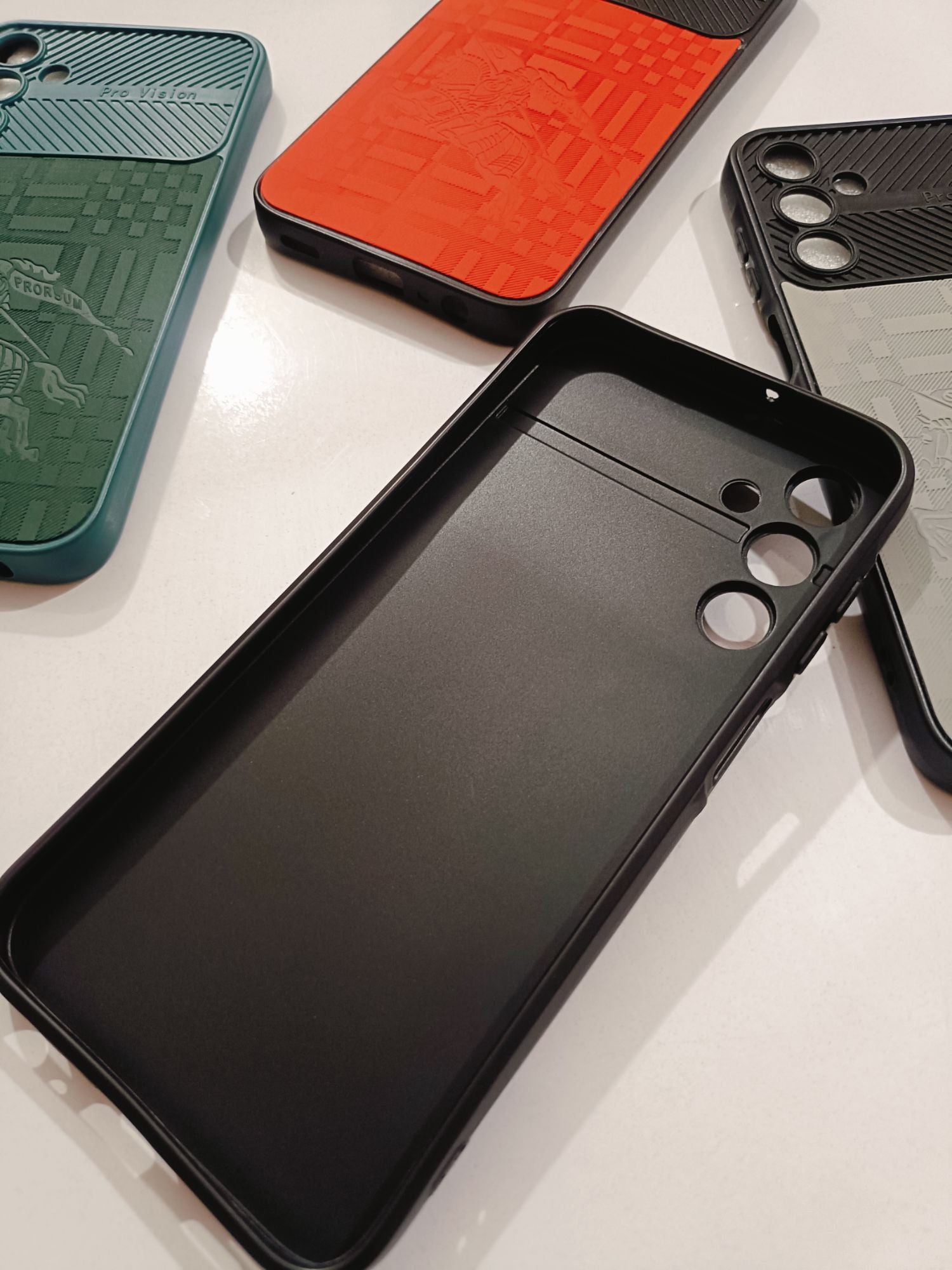 Samsung Galaxy A15 Soft Silicone Tecture Design Back Cover