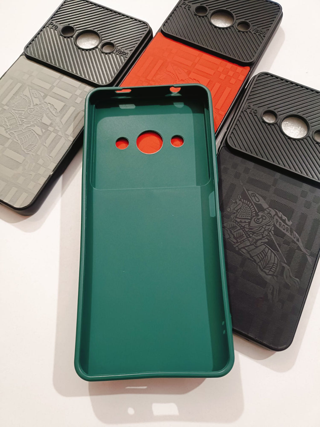 Redmi A3 Soft Silicone Tecture Design Back Cover