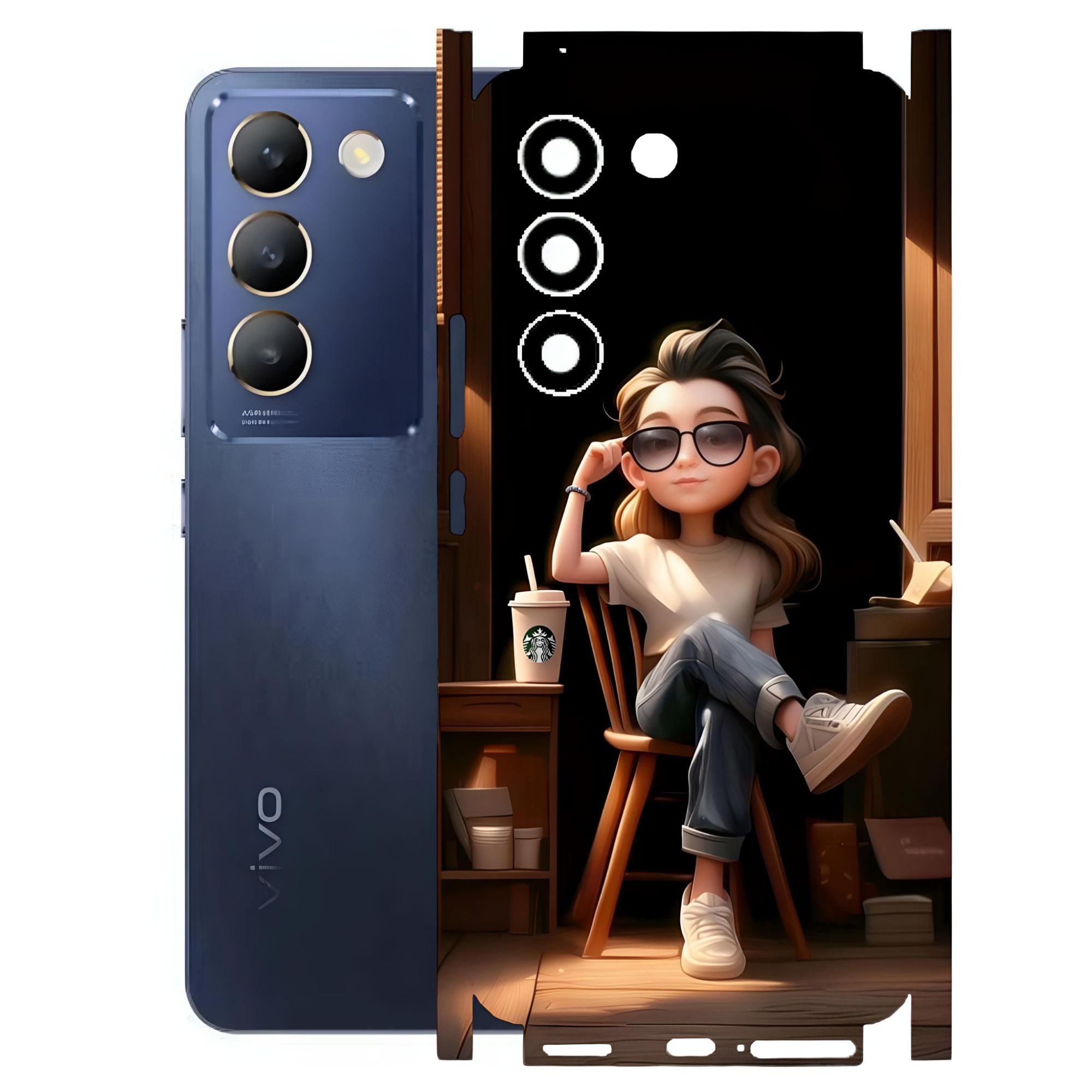 Newest Design Print Back Full Skin Wrap for All Models iPhone/Samsung/Oppo/Vivo/Infinix/Tecno/OnePlus/Google etc
