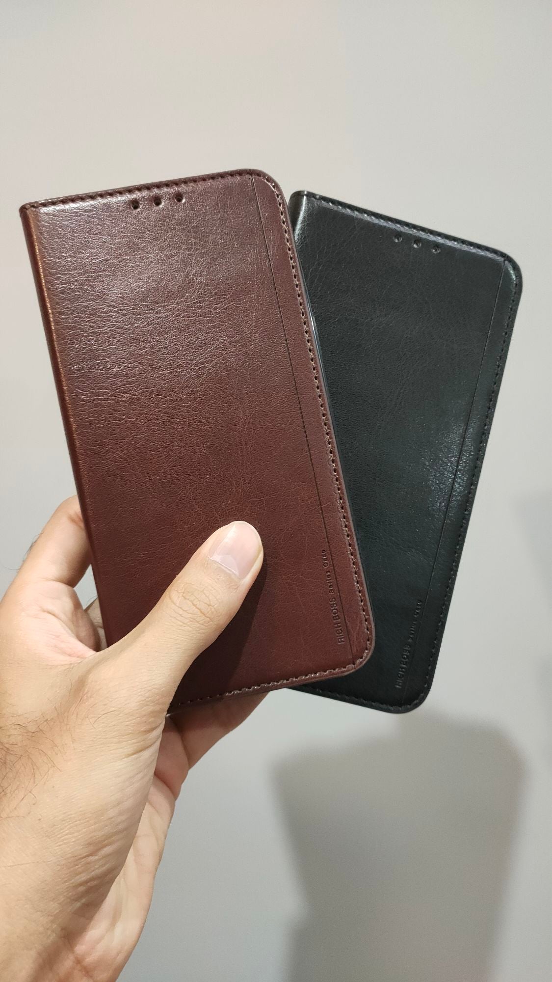 Rich Boss iPhone 14 Pro Max Leather Flip Book Case Cover