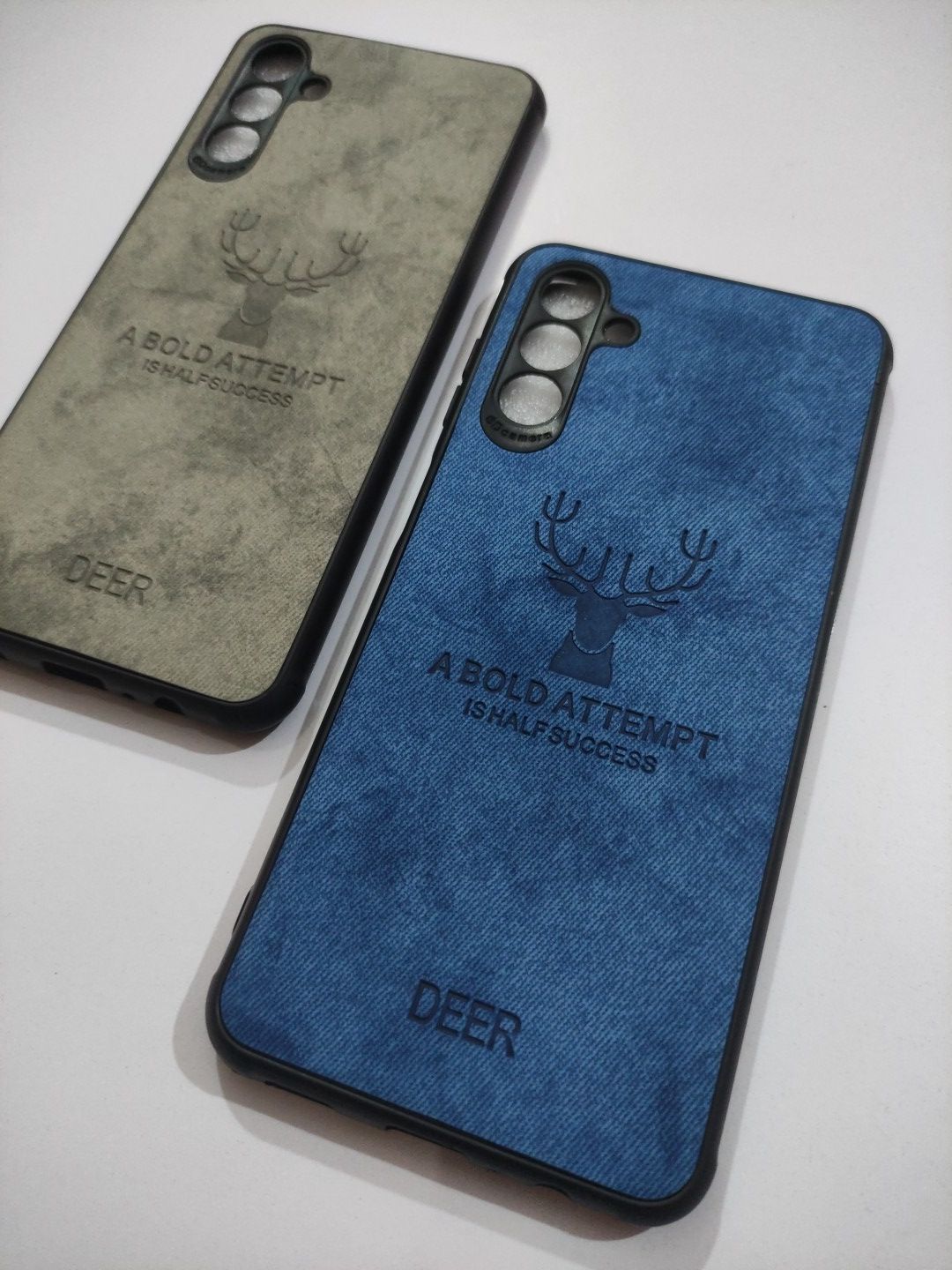 Samsung Galaxy A04S Soft Silicone Deer Fabric Back Cover