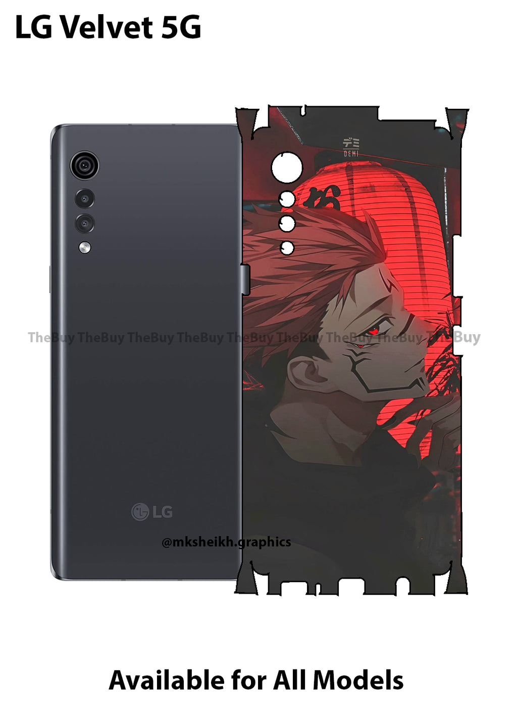 LG Velvet 5G Full Body Skin Wrap