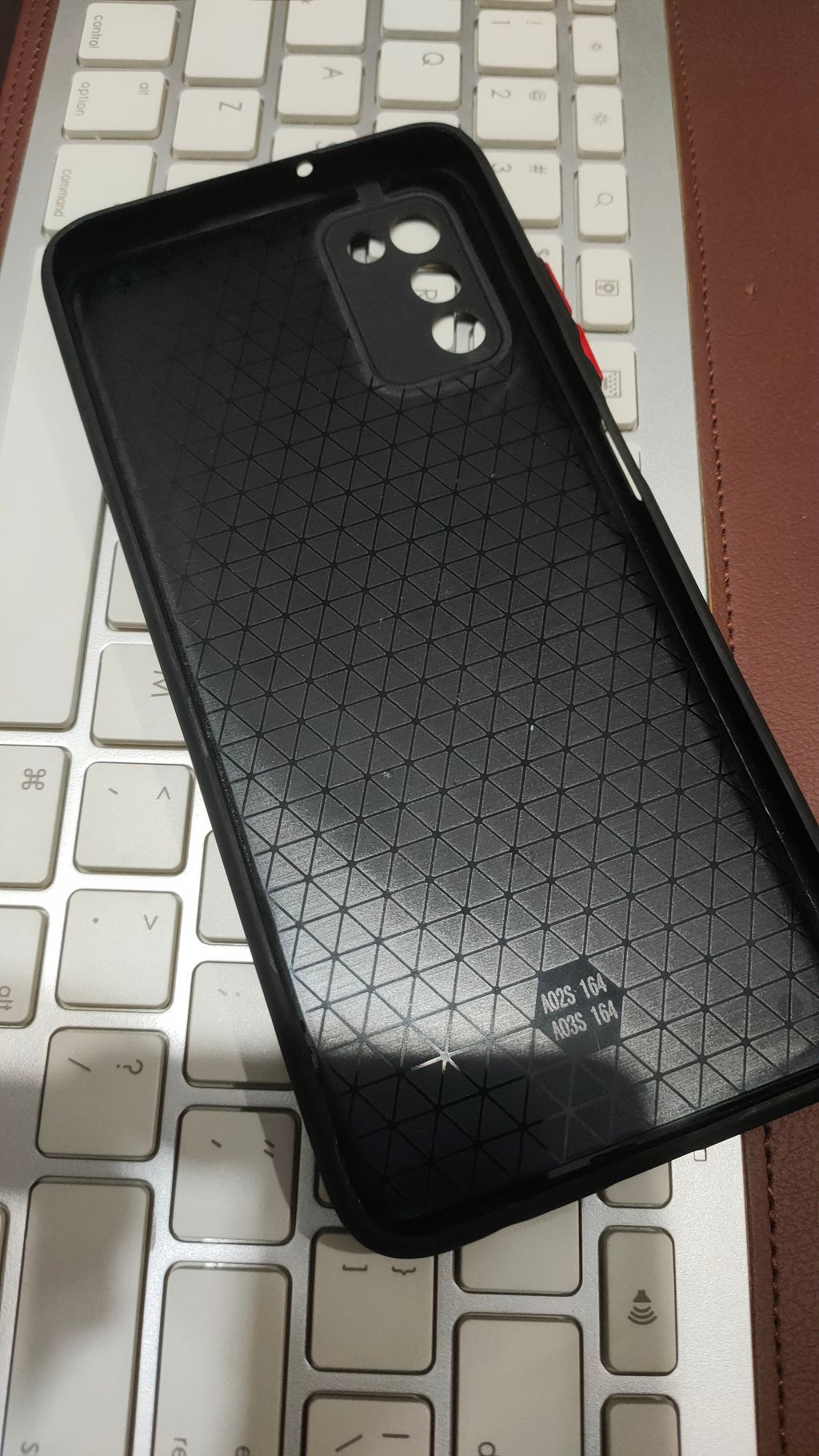 Samsung A02s/A03s Premium Quality Camera Protection PU Leather Back Cover