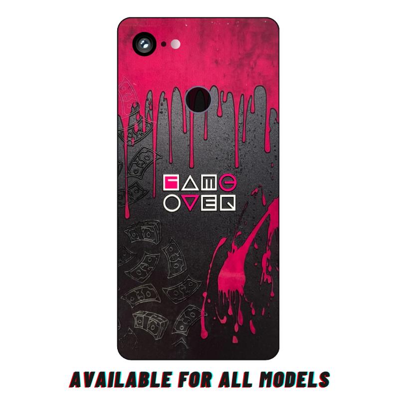 Google Pixel 3 XL 3D Emboss Squid Game Full Skin Wrap