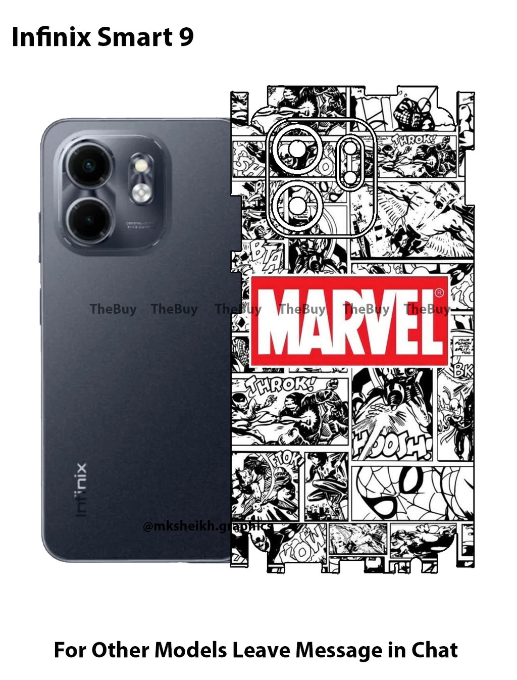 Infinix Smart 9/Smart 9 HD Full Body Skin Wrap