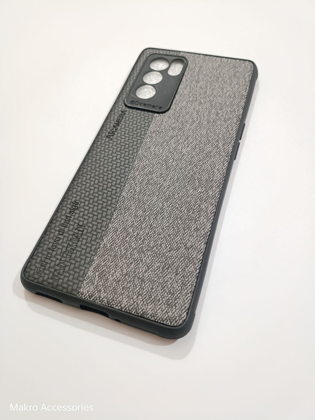 Oppo Reno 6 Pro 5G Soft Silicone Stripe Design Back Cover