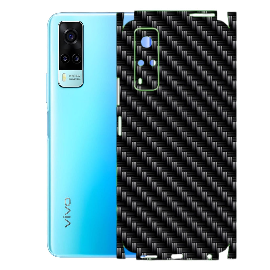 Vivo Y51A/Y51s/Y31/Y51 2023 Carbon Fiber Texture Full Body Skin Wrap