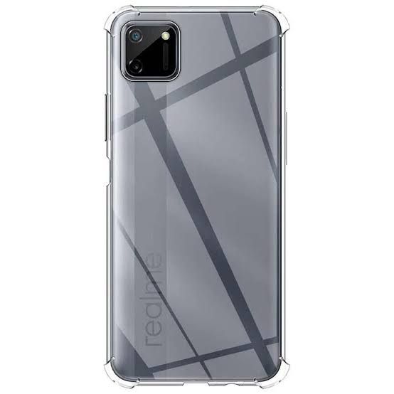 Realme C11 Soft TPU Clear Transparent Corner Protection Back Cover