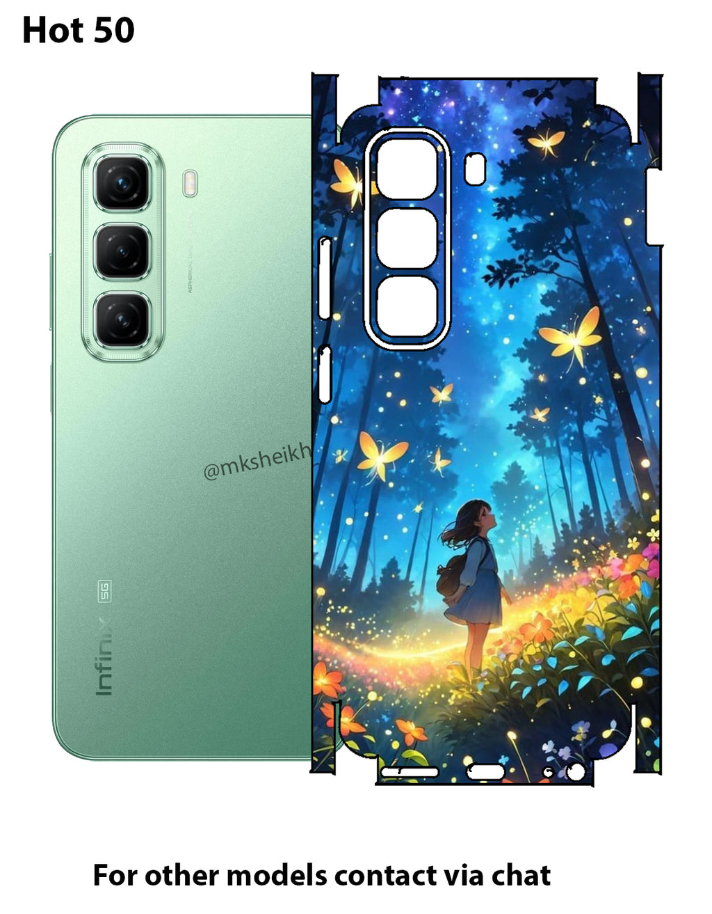 Infinix Hot 50 Full Body Skin Wrap