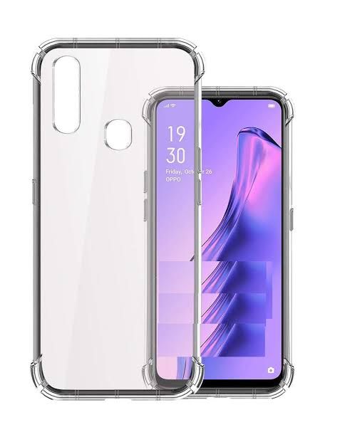 Oppo A8/A31 Soft TPU Clear Transparent Corner Protection Back Cover