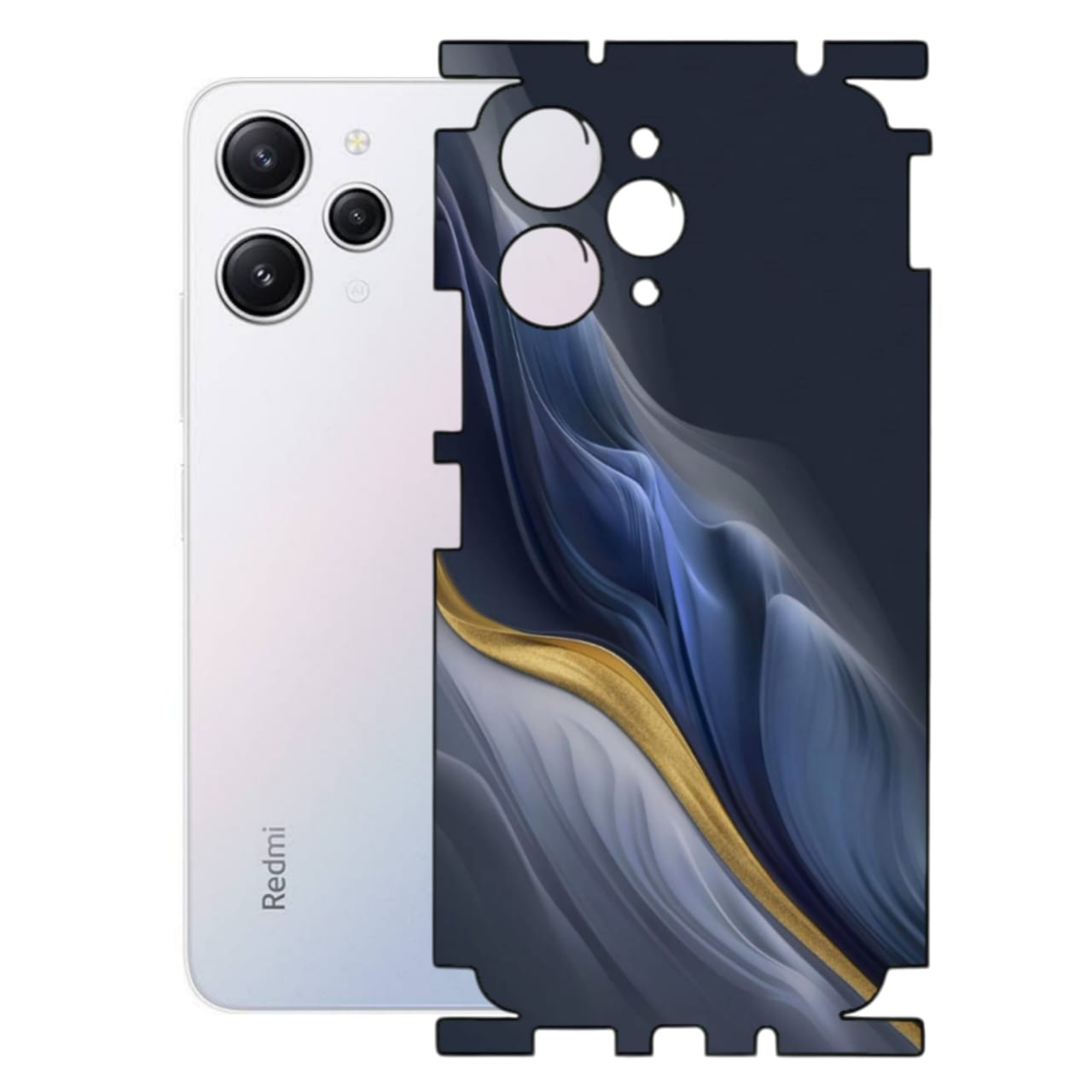 Redmi 12 Full Body Print Back Skin Wrap