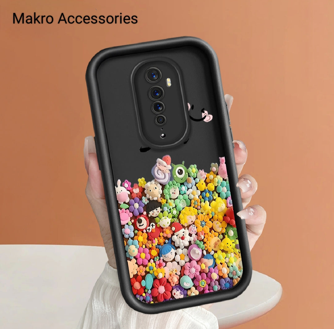 Oppo Reno 2 Soft Silicone Doll Pattern Camera Protection Back Cover