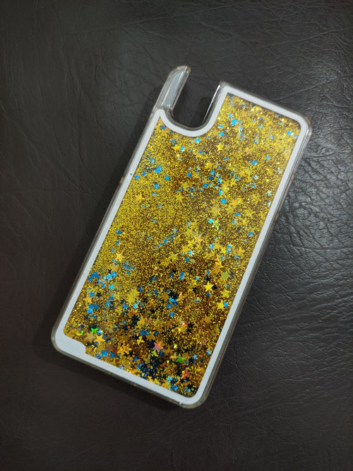 Huawei Shot X Fancy PC Clear Liquid Glitter Filled Back Cover