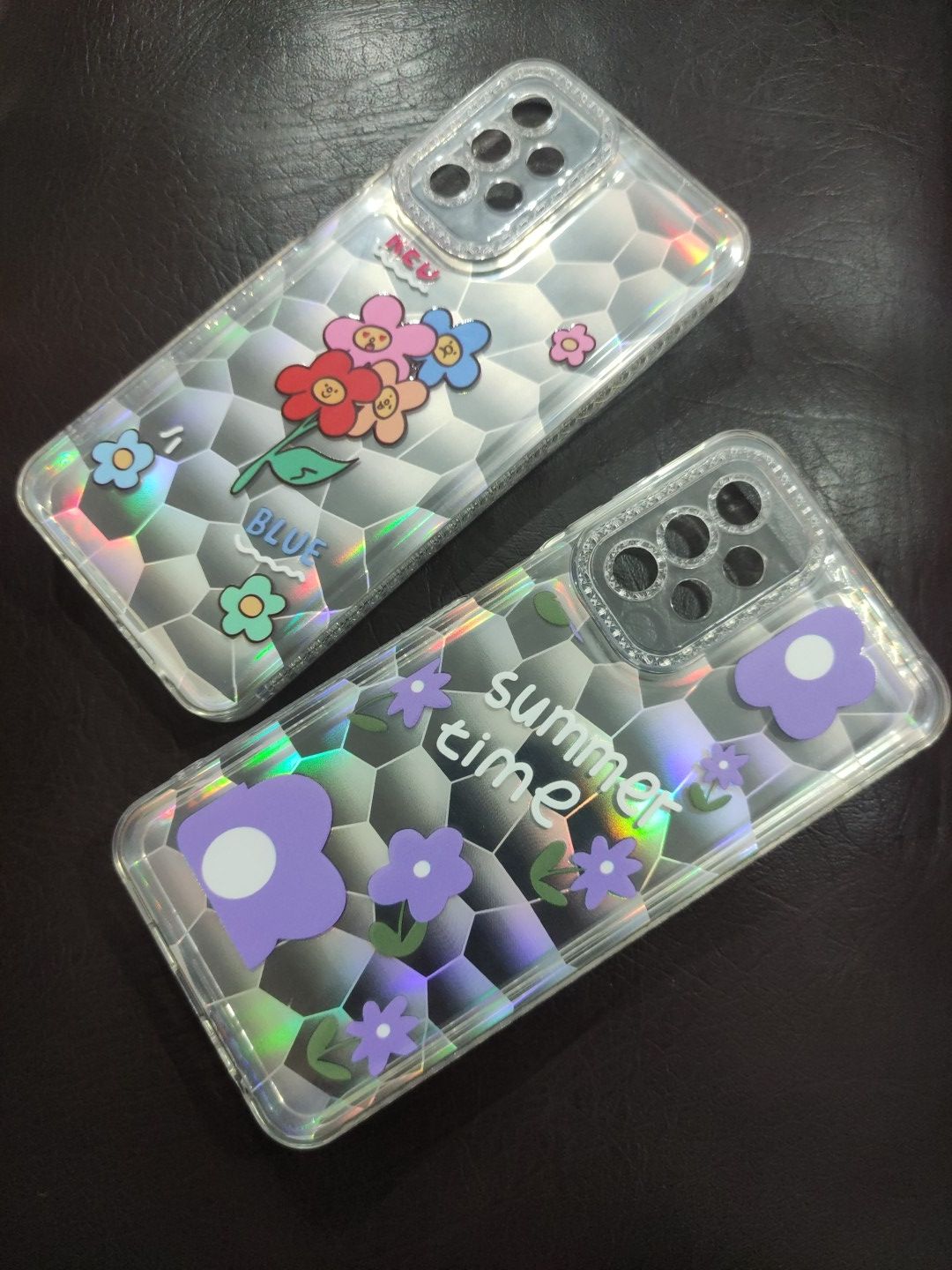Samsung Galaxy A23 Fancy Soft TPU Transparent Random Design Back Cover