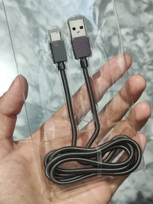 Data Cable Gemstone WK Design One Meter Type C Quick Charge with Led indication
