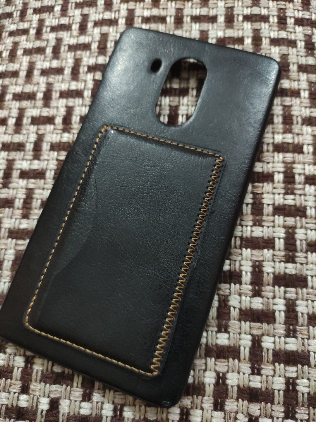Huawei Mate 8 PC Leather Tecture Card Holder Back Cover