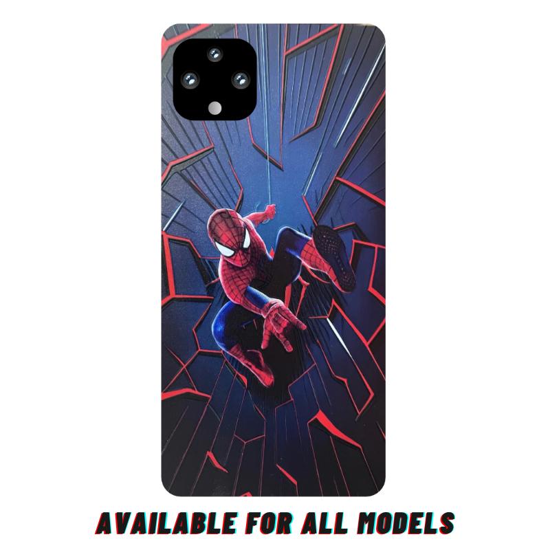 Google Pixel 4 XL Spiderman 3D Emboss Full Skin Wrap