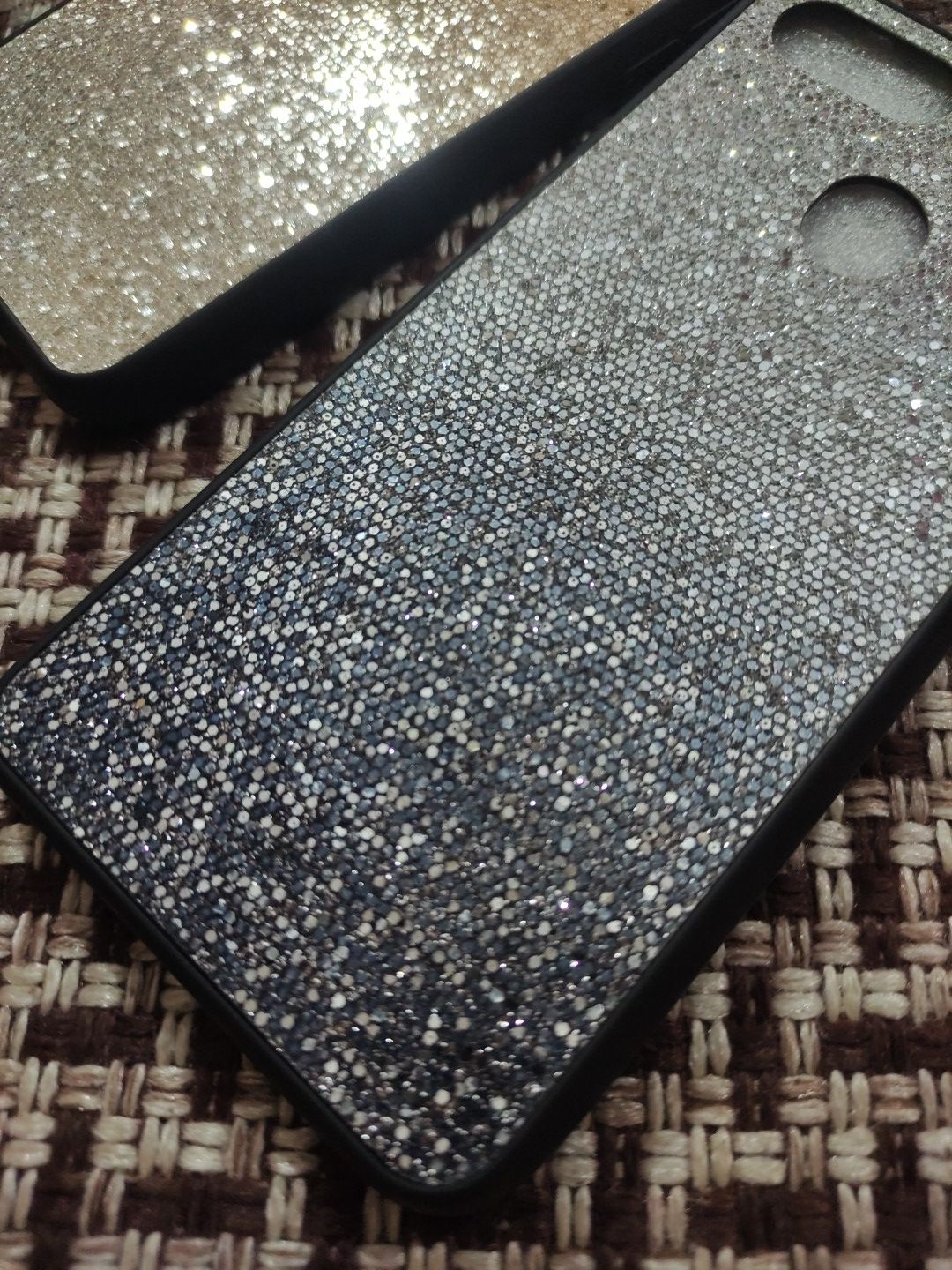 Oppo F9 Fancy Soft Silicone Glitter Back cover