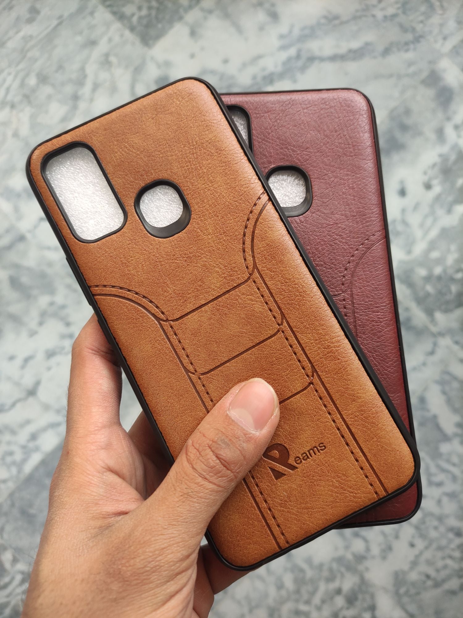 Infinix Hot9 Play Soft Silicone Leather back cover