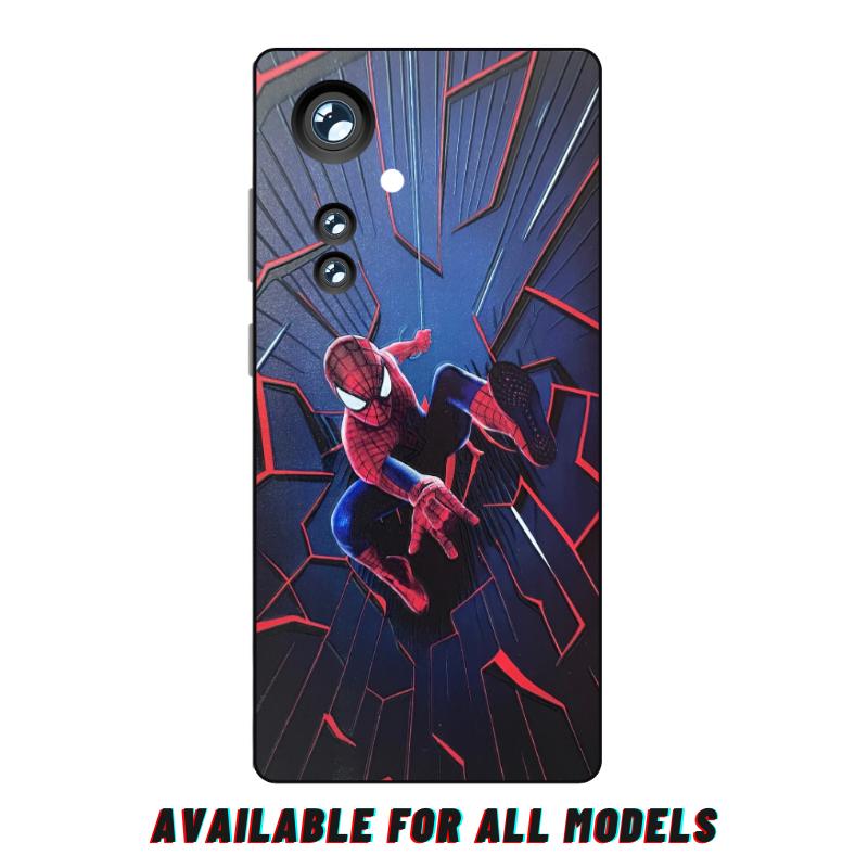 Oppo Reno 11F 5G Spiderman 3D Emboss Full Skin Wrap